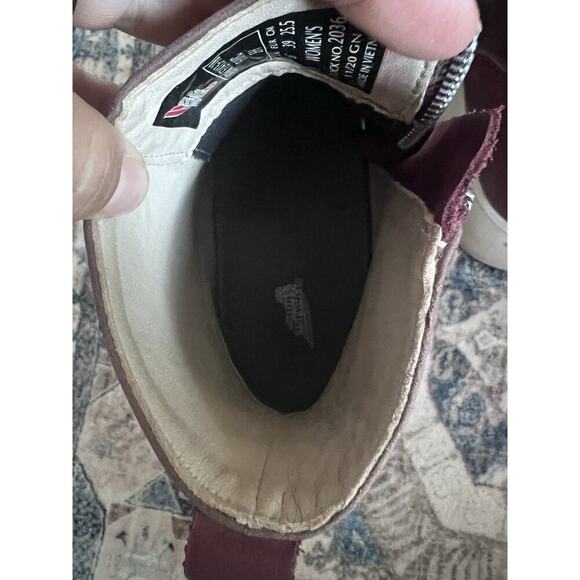 Red Wing Shoes Extra Light Oil/Slip Resistant Steel Toe For Safety Women Sz 8.5 - Picture 5 of 15